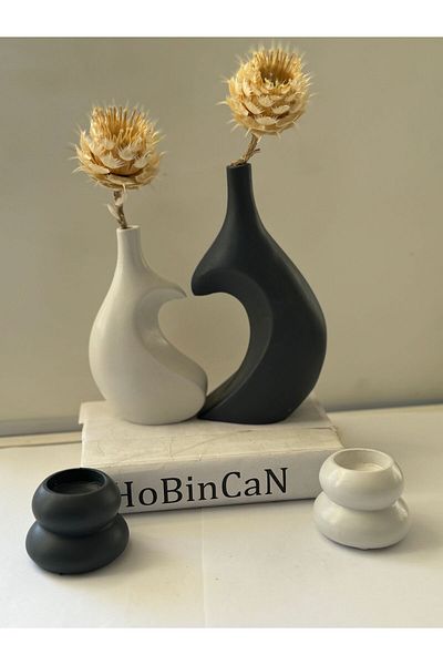 BLANJ Heart-Wrapped Lover Vase and Candle Holder