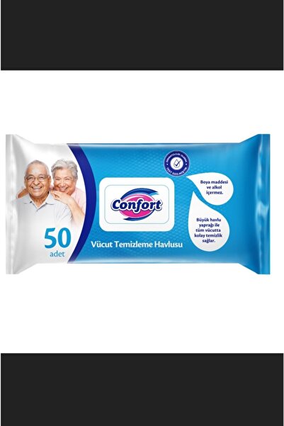 confort Vücut Temizleme Havlusu 50 Adet
