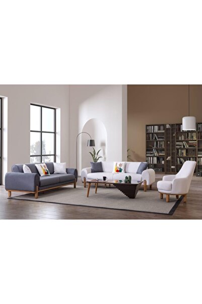 SM HOME DEKOR New Mekanizmalı Bohem Koltuk Takımı (3 3 1)