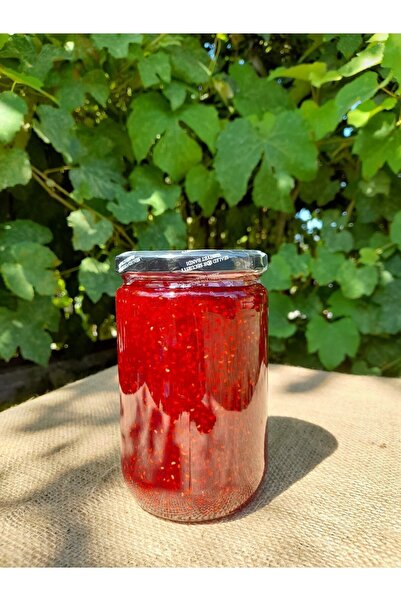 Yeşil Düzce Ahududu Frambuaz Reçeli 750 gr Katkısız %75 Meyve Raspberry Jam