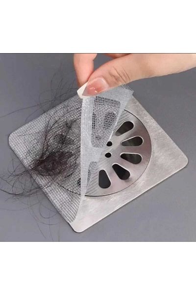 Dalian Home 10 Pieces Bathroom Drain - Hair Catcher Strainer, Shower Drain, Anti-clogging
