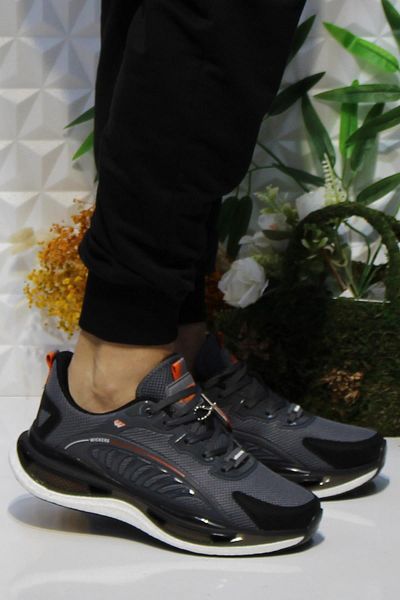 fort Wks 2733 Smoked - Pantofi sport pentru bărbați flexibili și confortabili