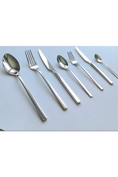 KB SOLİNGEN Rose Fork Spoon Knife Set - Kb Solıngen, 84 Pieces, 4mm, 18/10