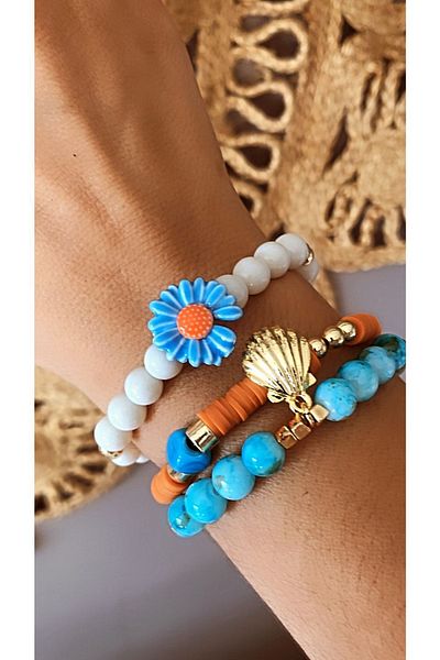 by özllem Orange Love Bracelet Set
