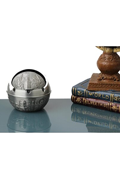 e-life shop Lüks Yöresel Motifli Döküm Küllük Kül Tablası Para Anahtar Yuvası...