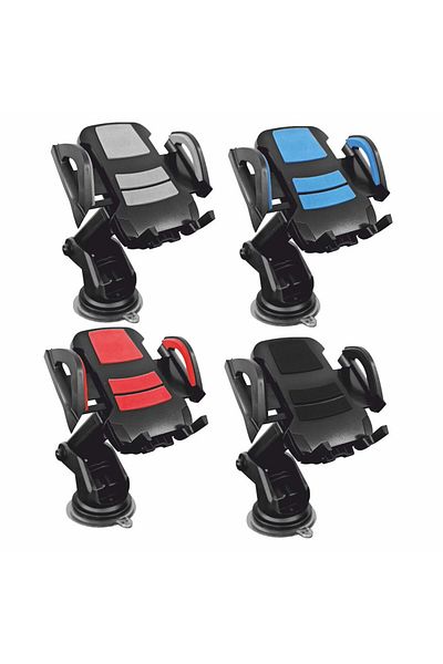 Autokit Black Autocity Phone Holder - Strong Silicone Suction Cup