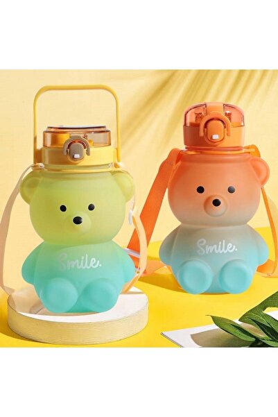 Özen Avm Smile Teddy Bear Flask 800 ml Water Bottle