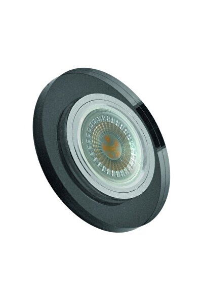 Helios Opto Cam Spot Kasa (SİYAH YUVARLAK) Hs 1860 7w Günışığı Rengi (AMPÜL D...