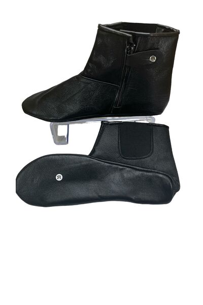 RubinLeather Genuine Leather Soft Socks for Men and Women