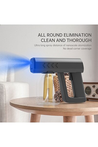 SEMTECH Mikropsavar, Sulama,virüs Dezenfektan Tabancası Taşınabilir Mavi Led ...