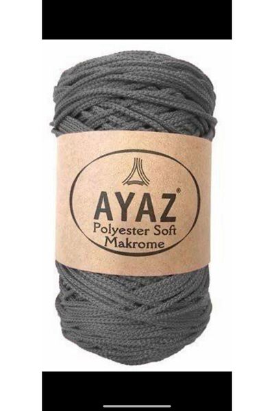 Alize Ayaz Polyester Soft Macrame - Anthracite 1193
