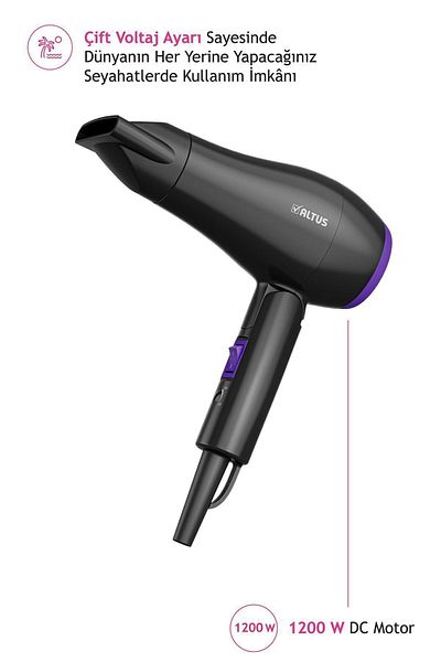 Altus Al 885 - Foldable Mini Hair Dryer