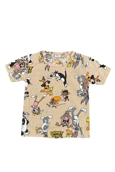 alpmodel Boy's Set - Looney Tunes Printed T-shirt and Shorts