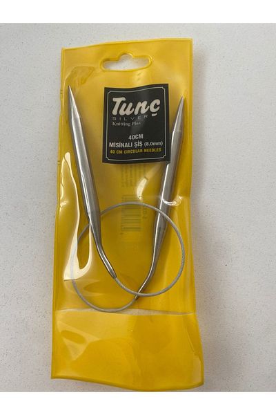Tunç Çadır Silver 40 cm Line Skewer 8.0 mm