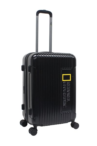 NATIONAL GEOGRAPHIC Canyon Luggage Trolley Medium Check-In Black