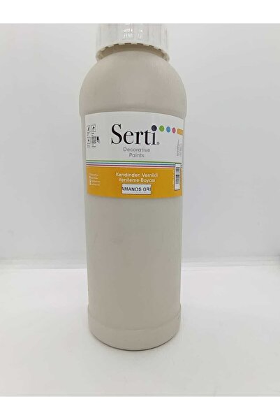 Serti Hobby Paint Kendinden Vernikli Yenileme Boyası Amanos Gri