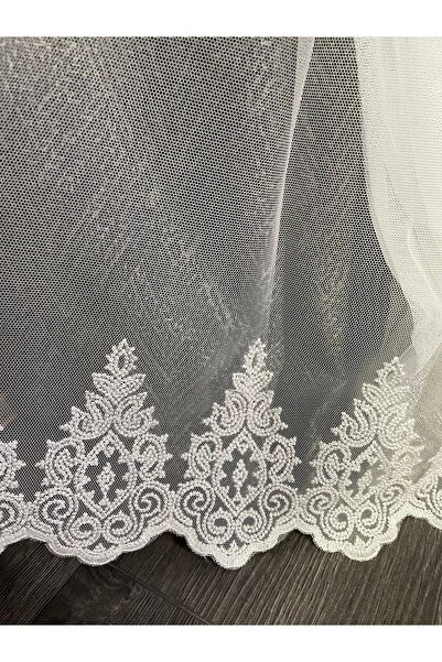 VENARDE CONCEPT Tulle Curtain Non-Wrinkle Grek Damask Patterned