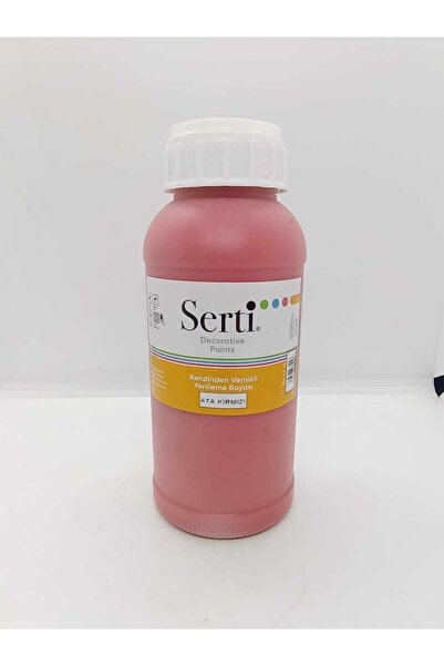 Serti Hobby Paint Kendinden Vernikli Yenileme Boyası Ata Kırmızı