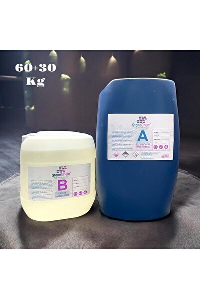 stonechem Woodpox 90 Kg Ultra Şeffaf Ahşap Epoksi Reçine Profesyonel Dökümler...