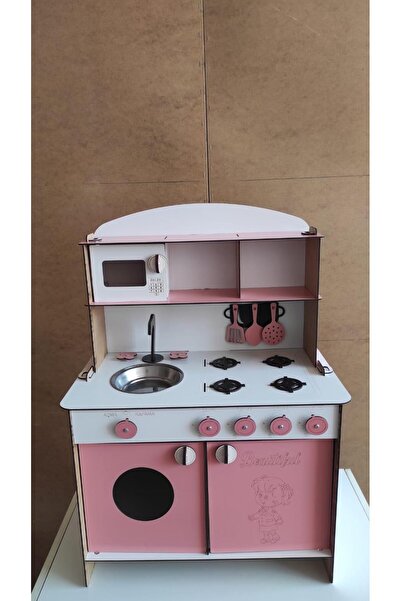 EMRİN AHŞAP OYUNCAK VE HEDİYELİK EŞYA - Sürpriz Hediyeli Ahşap Oyuncak Mutfak...