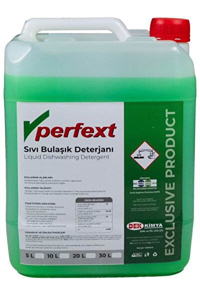 Sıvı Bulaşık Deterjanı Elde Yıkama Limon Kokulu EKONOMİK 5L