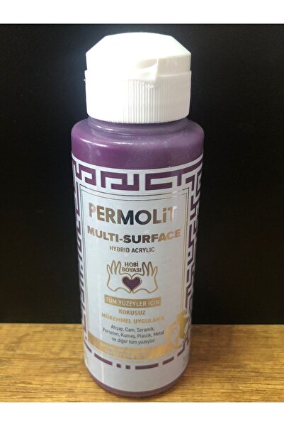 Permolit Multi-surface Akrilik Hobi Boyası 120 Ml Cam-plastik-taş-ahşap-tuval...