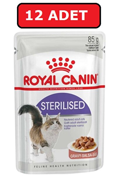 Royal Canin Royal Canın Sterilised Kısır Kedi Yaş Mama 12 Adet X 85 Gr Gravy ...