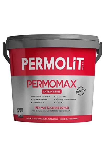 Permolit Permomax Antibakteriyel Silikonlu Ipek Mat Iç Cephe Boyası