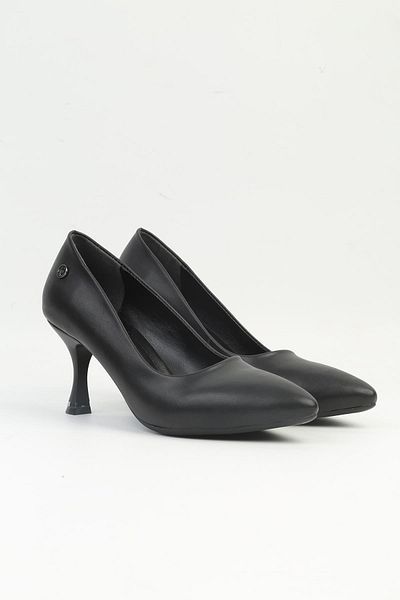 Pierre Cardin PC-54219 Μοντέλο Μαύρα Παπούτσια με τακούνι