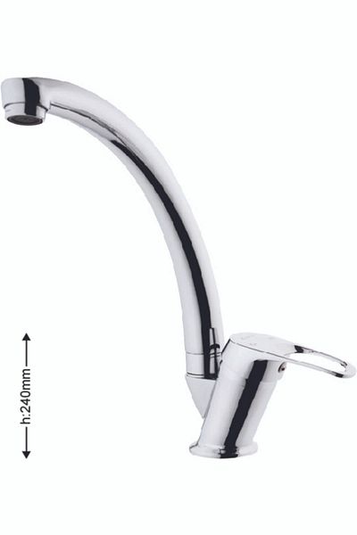 Kare Banyo Miracle Mix Square Sink Faucet - Long Pipe