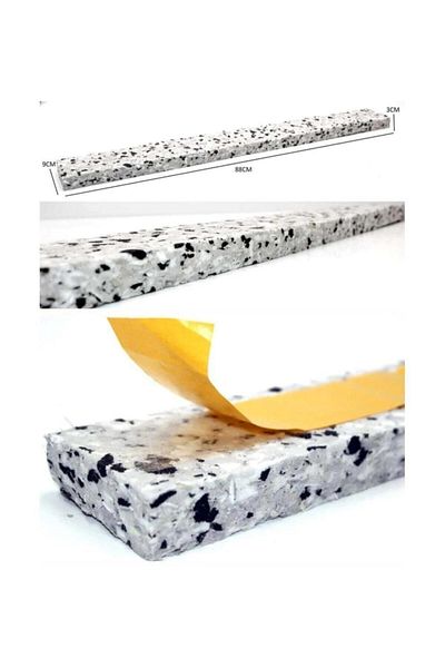 HOME MOOD Under Door Patterned and Adhesive Thermal Insulation Sponge - Threshold Sponge