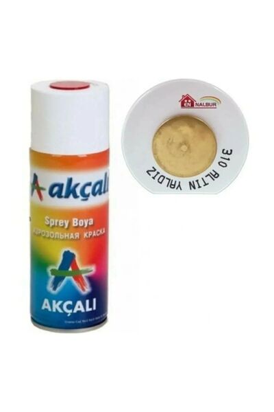 Akçalı Sprey Boya 400 Ml Altın Yaldız 1. Kalite