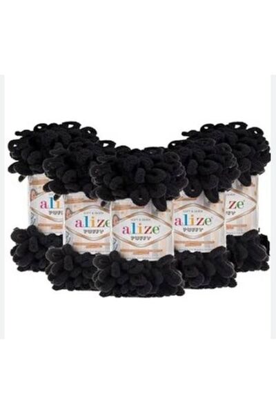 Alize Puffy 1060 Чорний 5-пакет