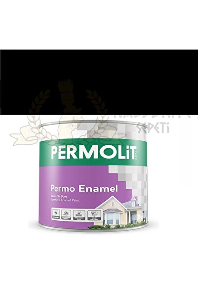 Permolit Enamel Sentetik Yağlı Boya Siyah 0.375 Lt.