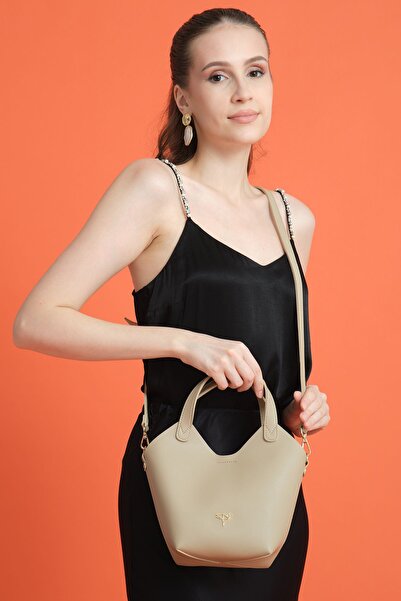 Garbalia Nairobi Mink Women's Shoulder Bag with Magnet Closure and Adjustable Strap