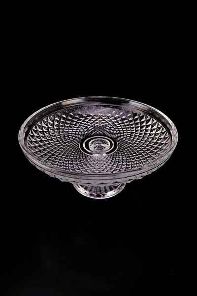 Digithome 19 cm Footed Glass Serving Bowl - Snack Bowl and Sugar Bowl Sn.Kre.021 C1-1-288