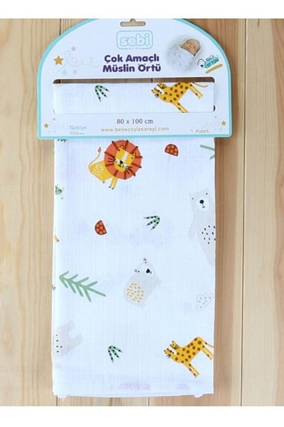 Sebi Muslin Baby Blanket And Multi-Purpose Blanket