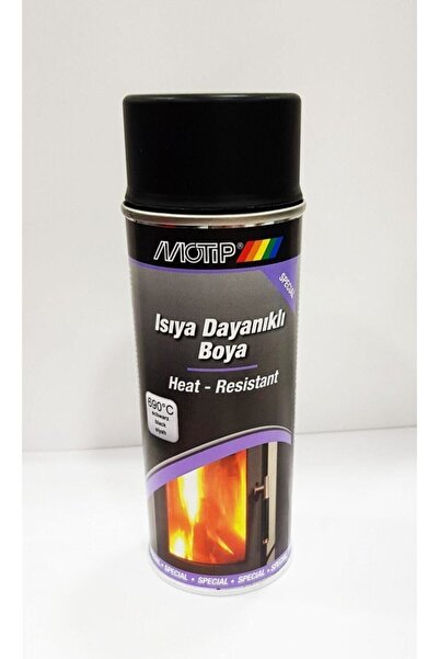 Motip 690 Derece Isıya Dayanıklı Egsoz Boyası Mat Siyah 400ml