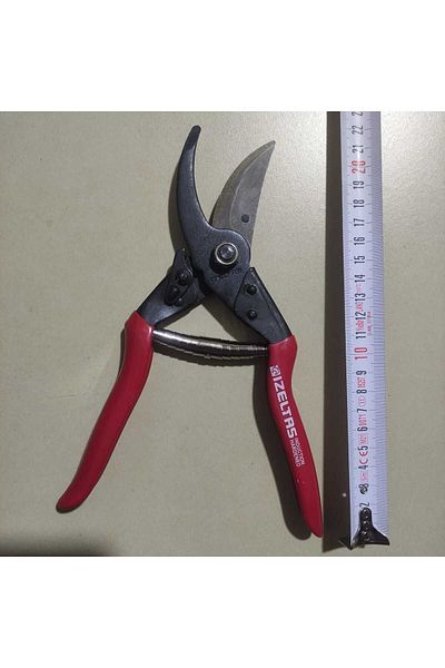 İzeltaş Izeltasch Bag Pruning Scissors - 230 mm Closed, Long Cut and Quality Isolated Sharp Long Life Scissors
