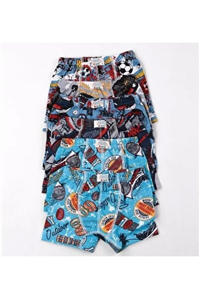 GÜMÜŞ Erkek Çocuk Boxer Empirme Kilot 5 Adet