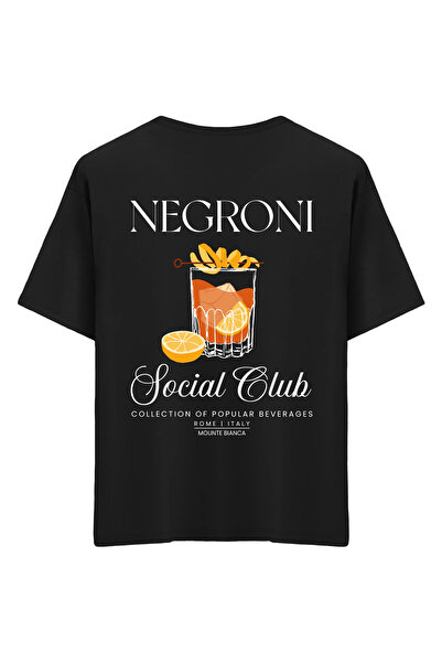 Mounte Bianca Unisex Negroni - Μπλουζάκι Oversize