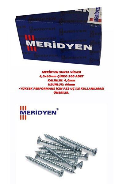 Chipboard Screw 4,0x60 Mm Zinc 200 Pieces