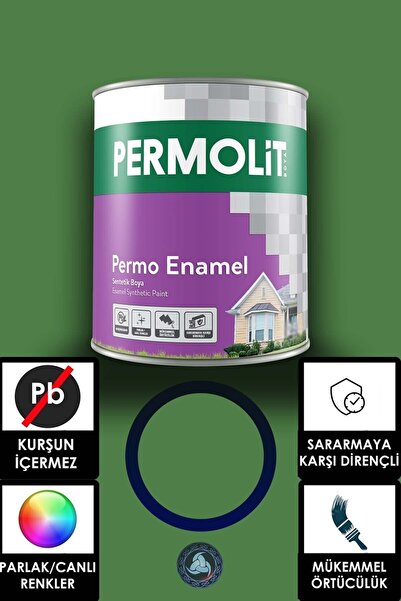 Permolit Permo Enamel Sentetik Yağlı Boya -alüminyum-ahşap-demir-metal- 0,75 ...