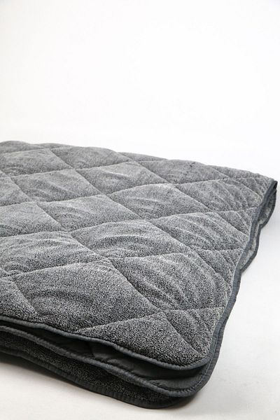 Misev Luxury Gray Welsoft Double Quilt