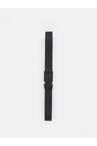 LC Waikiki Lcw Accessories - Black Leather Men's Belt