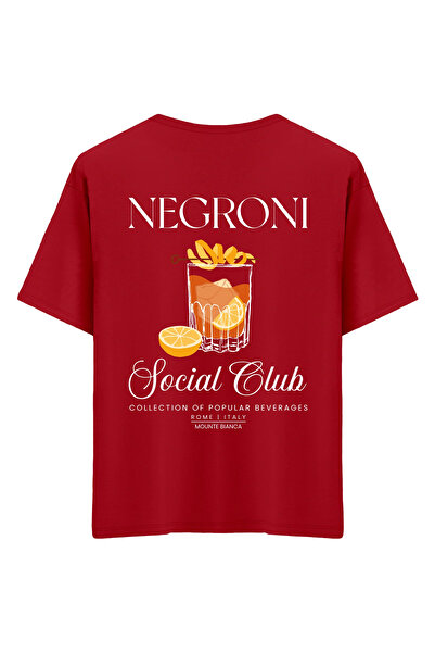 Mounte Bianca Unisex Negroni - Μπλουζάκι Oversize