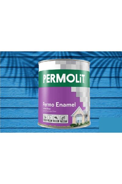 Permolit Permo Enamel Sentetik Yağlı Boya -alüminyum-ahşap-demir-metal- 2,5 L...