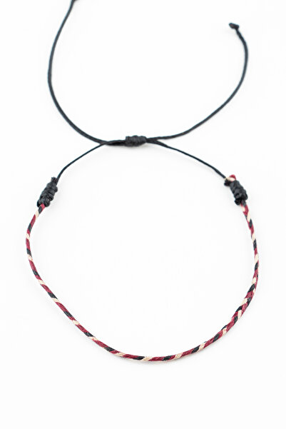 June Jewelry Unisex Makrome Boyu Ayarlanabilir  İp Bileklilk 005