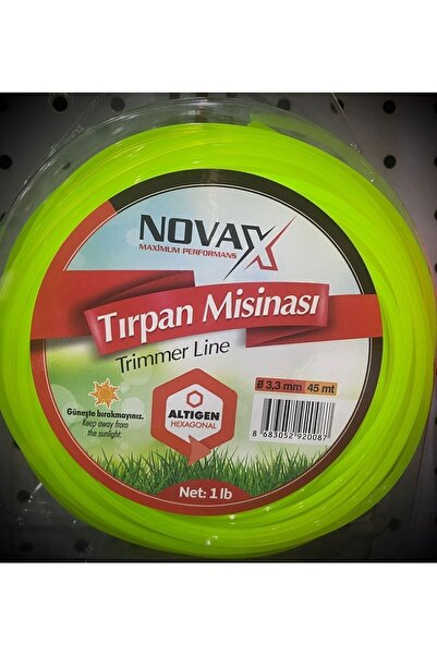 Novax Ot Misinesi Tırpan Misinesi 3.3mm/45metre(6 KÖŞELİ)