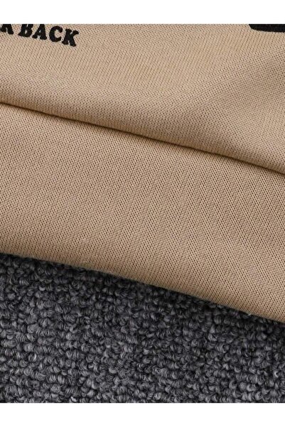 NoVibe Unisex Kids Sweatshirt - 3 Thread Cotton, Never Look Back Printed, Oversize Hoodie